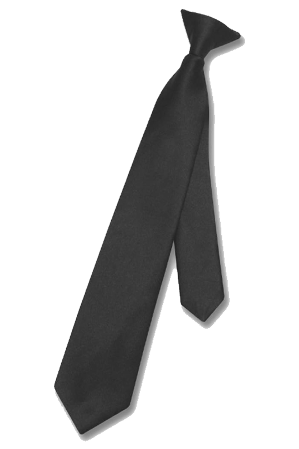 CORBATA DE CLIP NEGRA