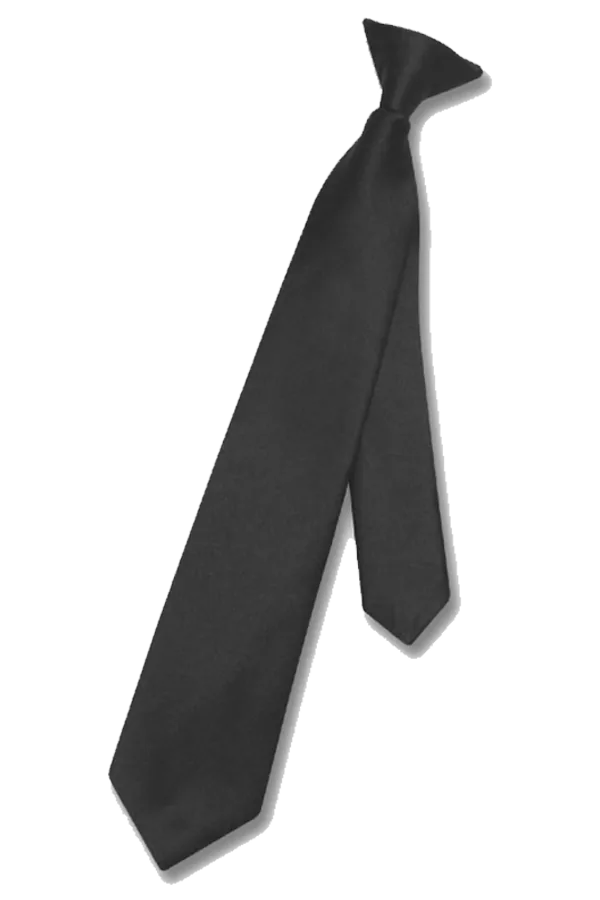 Foto: corbata de clip negra