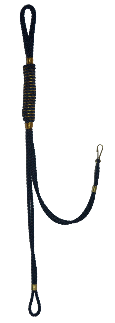 CORDON DE MANDO AZUL MARINO CON DORADO