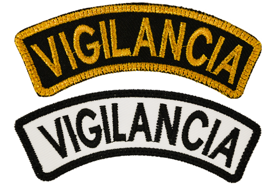 PARCHE VIGILANCIA PARA MANGA