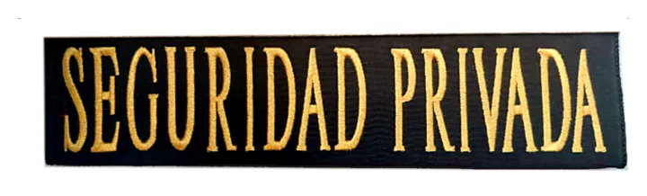 SEGURIDAD PRIVADA #1 BORDADO PARA ESPALDA