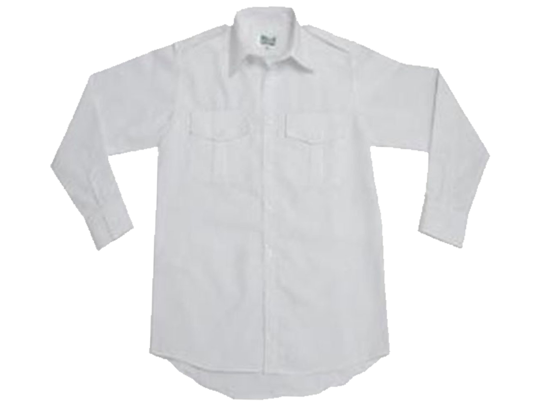 CAMISA BLANCA LISA MANGA LARGA