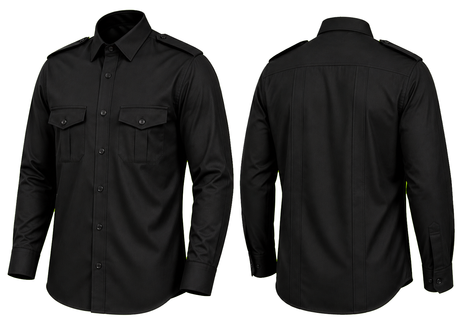 CAMISA GRIS PERLA COMBINADA CON NEGRO MANGA LARGA