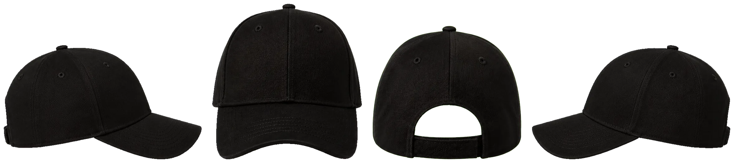 GORRA BEISBOLERA NEGRA