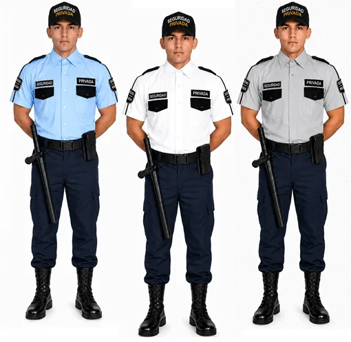 Uniformes comando con camisa de vestir