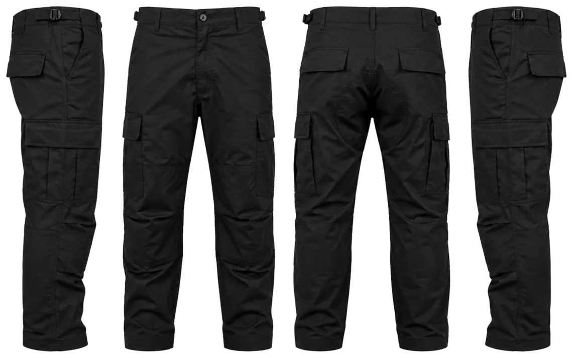 PANTALON COMANDO RIPSTOP NEGRO