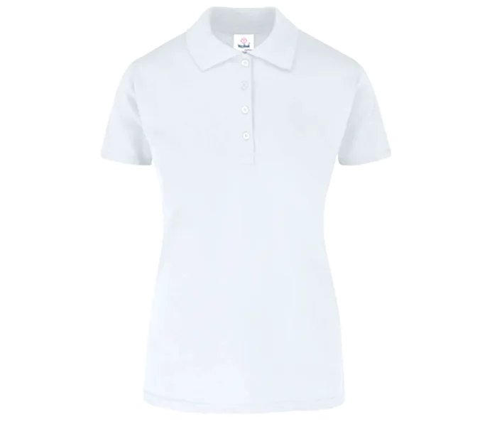 Foto: playera blanca de dama tipo polo