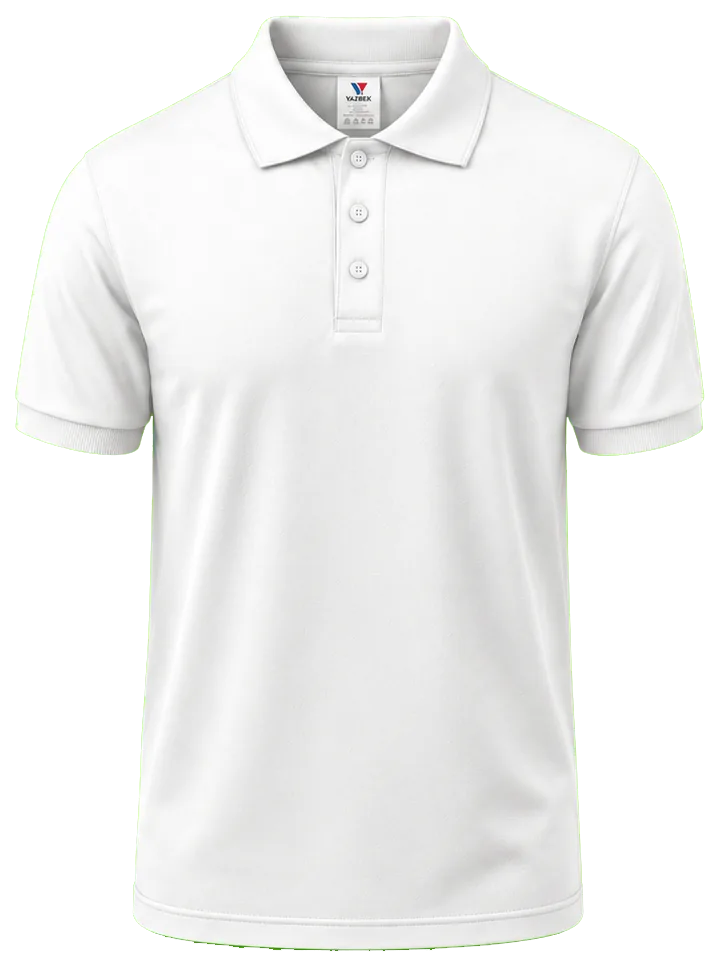 Foto: playera blanca tipo polo