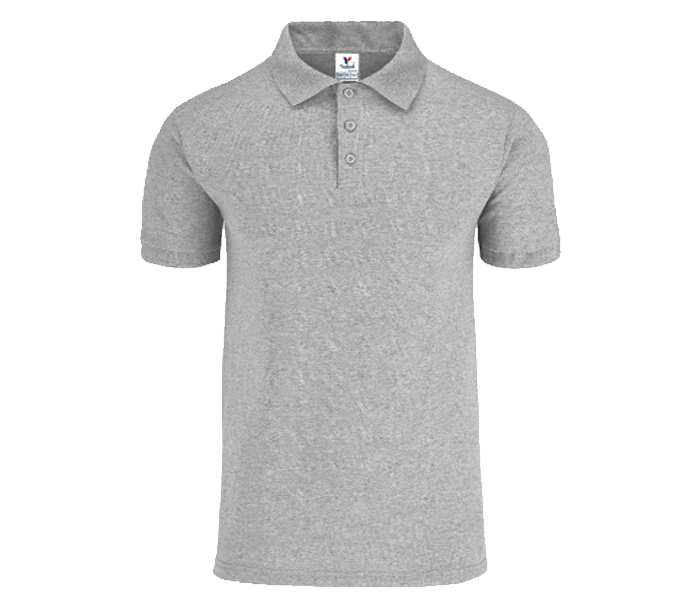 PLAYERA GRIS JASPE TIPO POLO