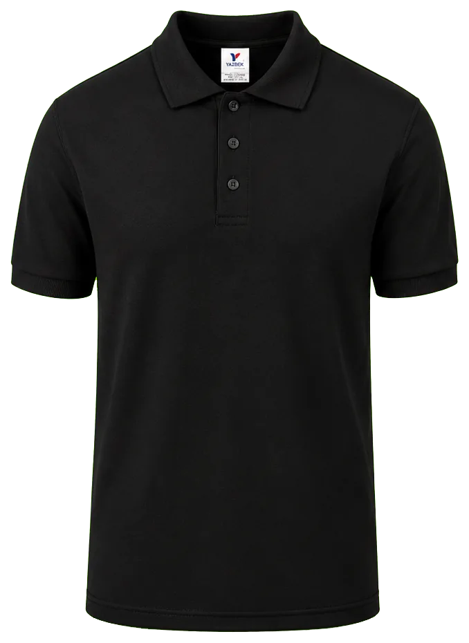 Foto: playera negra tipo polo