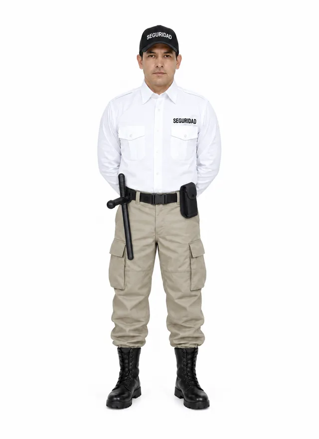Foto: Uniforme Comando kaki con camisa de vestir manga larga, con equipo
