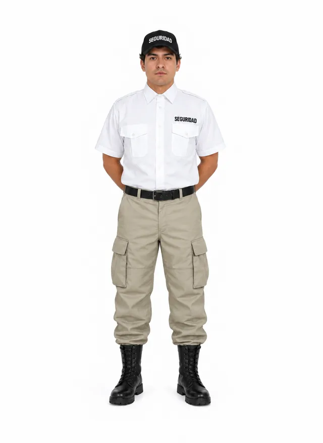 Foto: Uniforme Comando kaki con camisa de vestir manga corta, sin equipo