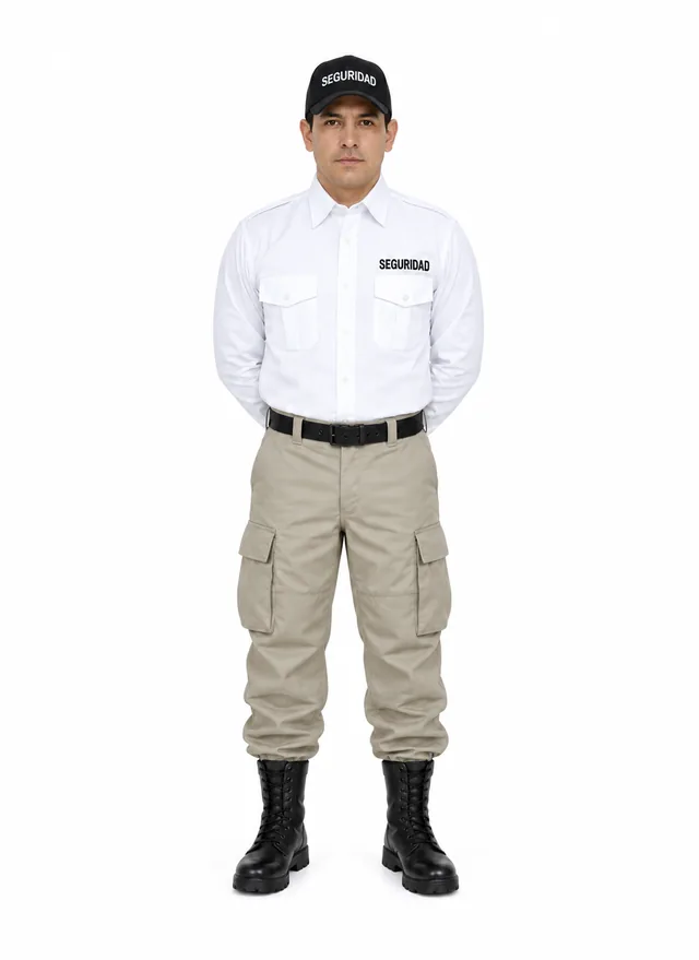 Foto: Uniforme Comando kaki con camisa de vestir manga larga, sin equipo