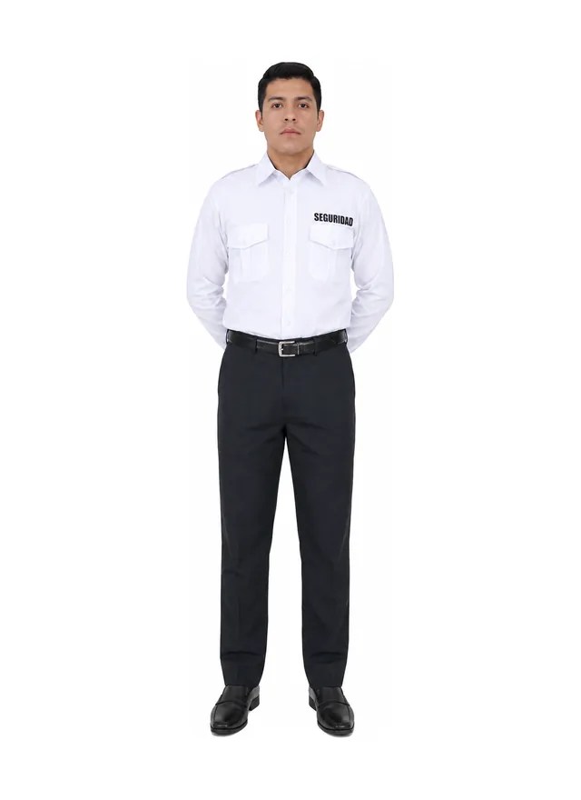 Foto: Uniforme de vestir negro sin piola manga larga, sin equipo
